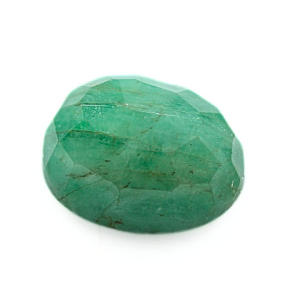 6.3Ct Natural Green Emerald (Panna) Oval Cut Gemstone
