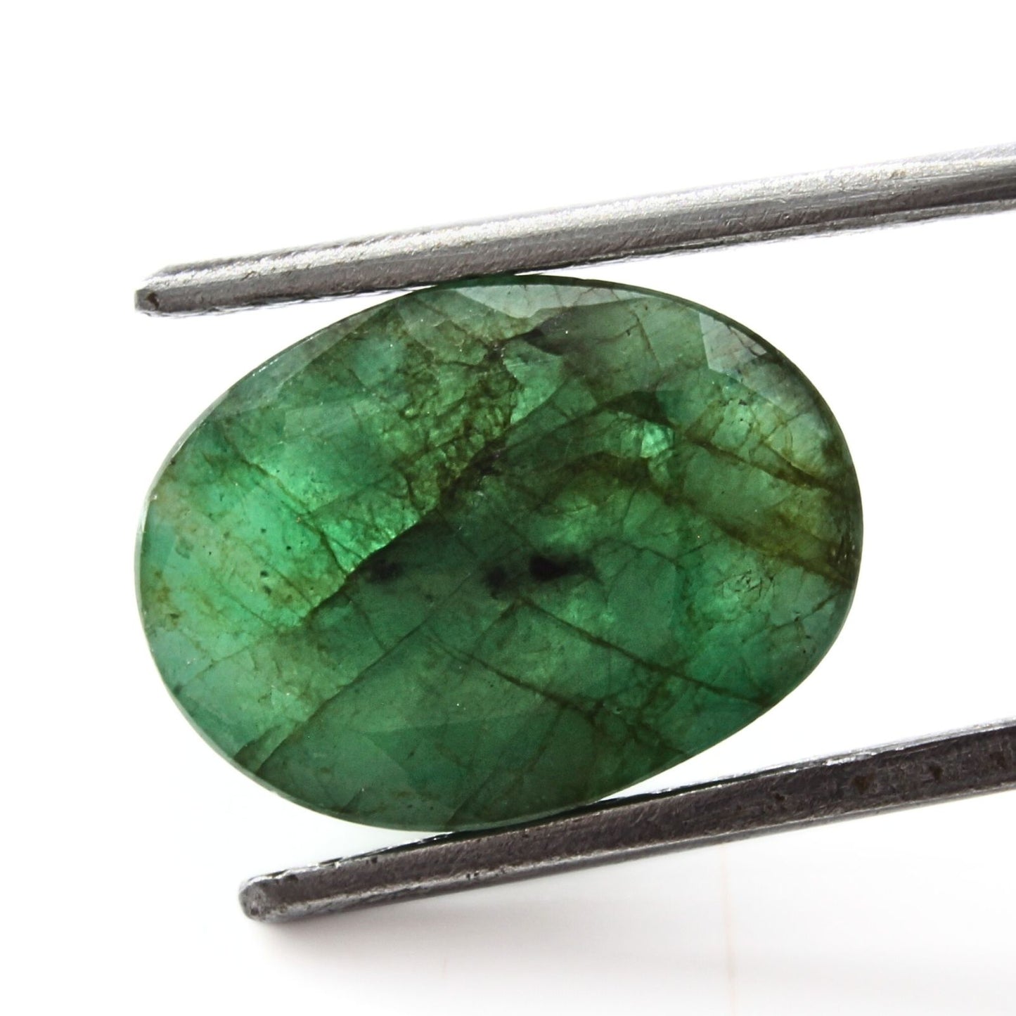 4.9Ct Natural Green Emerald (Panna) Oval Cut Gemstone