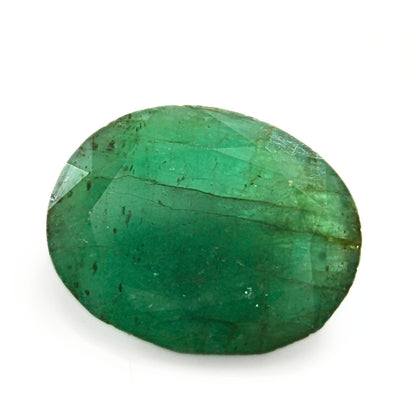 3.9Ct Natural Green Emerald (Panna) Oval Cut Gemstone