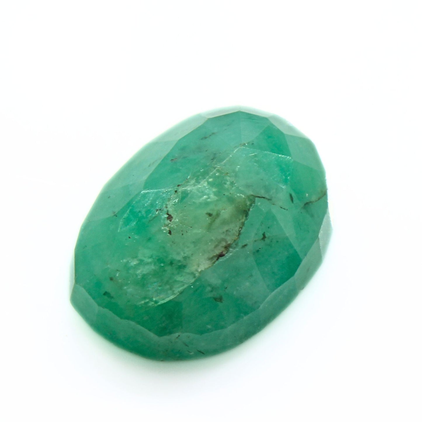 2.7Ct Natural Green Emerald (Panna) Oval Cut Gemstone
