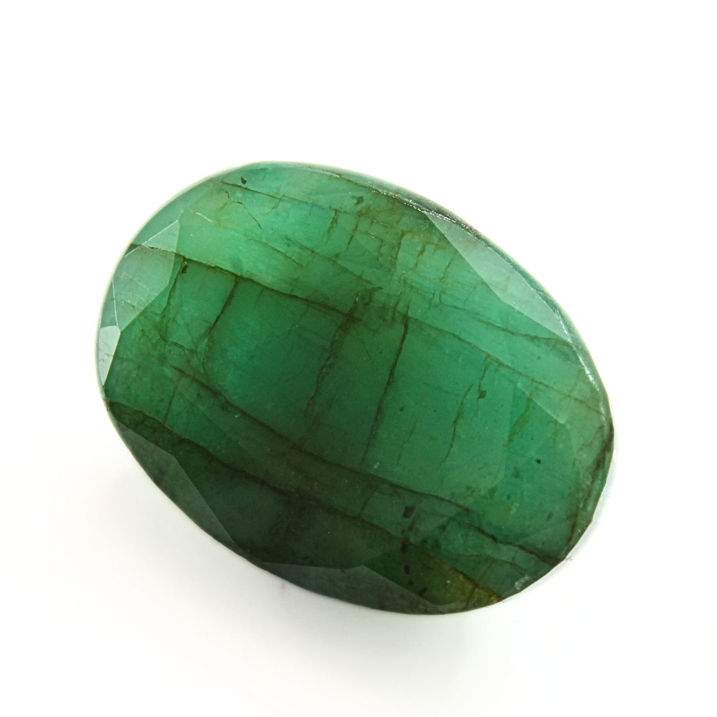 6.2Ct Natural Green Emerald (Panna) Oval Cut Gemstone