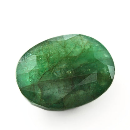 4.7Ct Natural Green Emerald (Panna) Oval Cut Gemstone