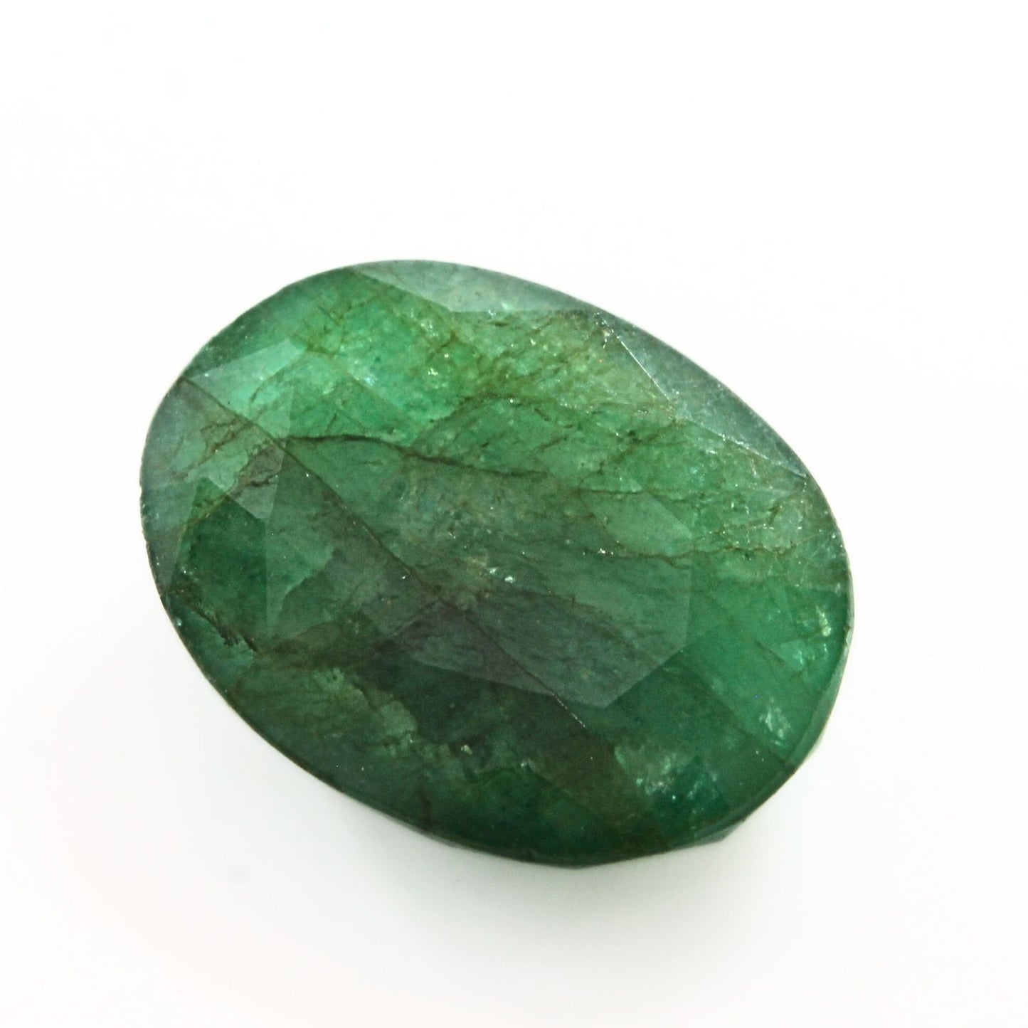 4.7Ct Natural Green Emerald (Panna) Oval Cut Gemstone