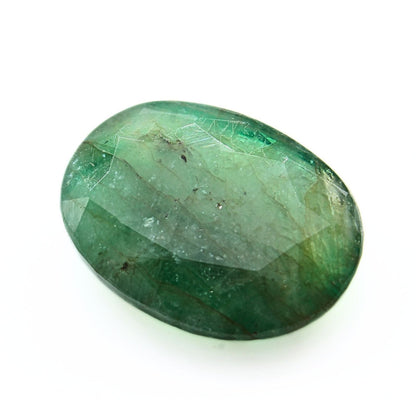 6.2Ct Natural Green Emerald (Panna) Oval Cut Gemstone