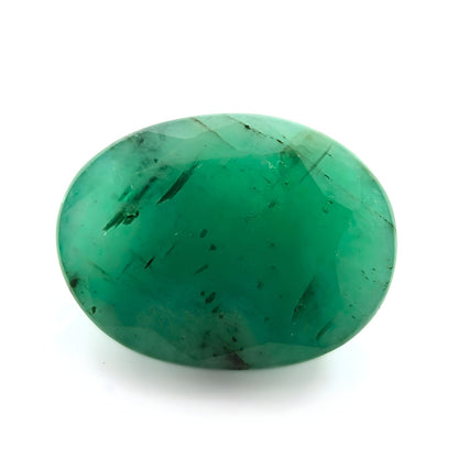 4.2Ct Natural Green Emerald (Panna) Oval Cut Gemstone