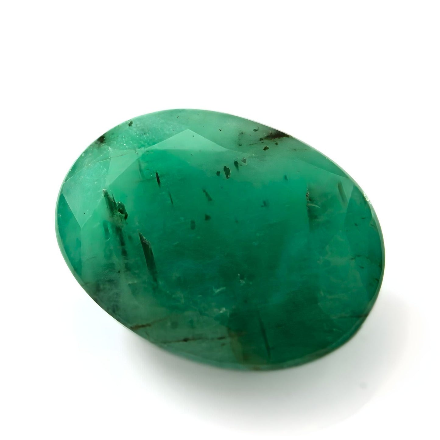 4.2Ct Natural Green Emerald (Panna) Oval Cut Gemstone