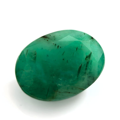 4.2Ct Natural Green Emerald (Panna) Oval Cut Gemstone