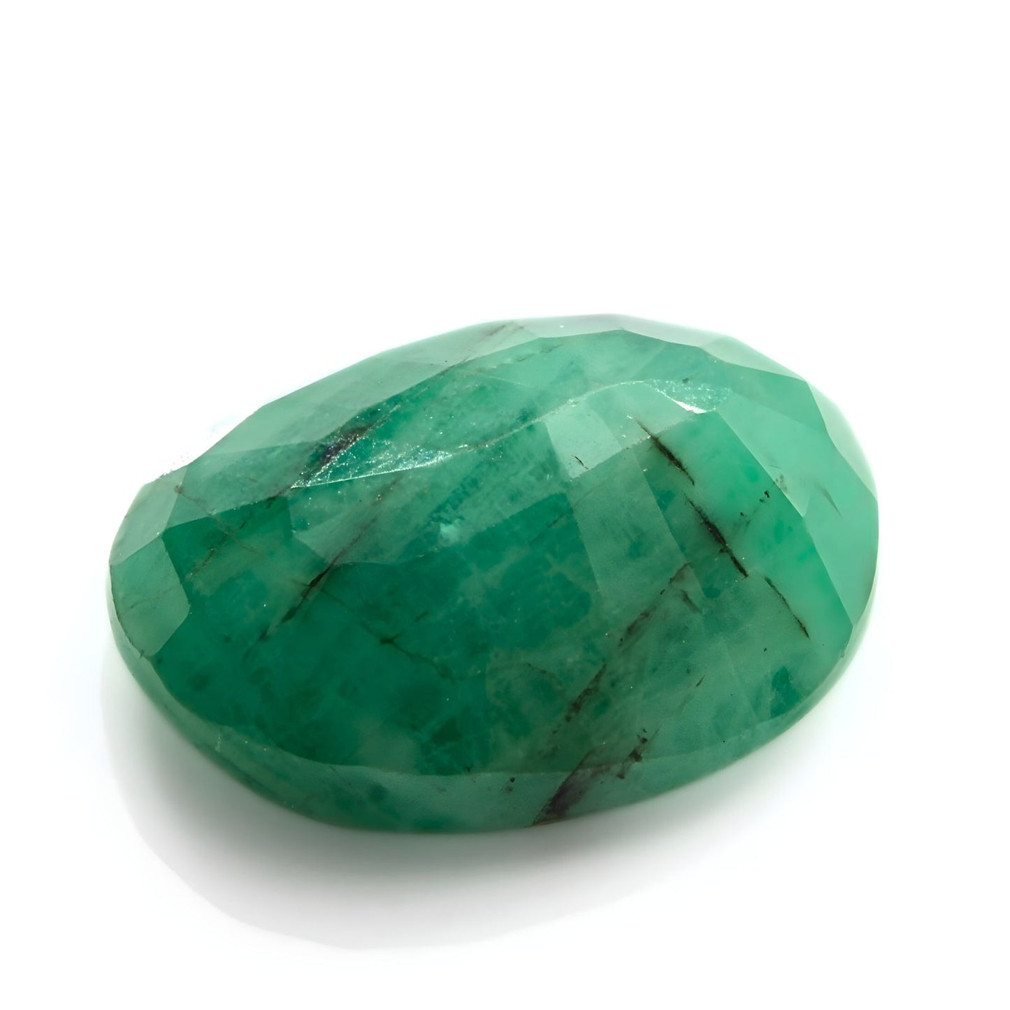 4.2Ct Natural Green Emerald (Panna) Oval Cut Gemstone