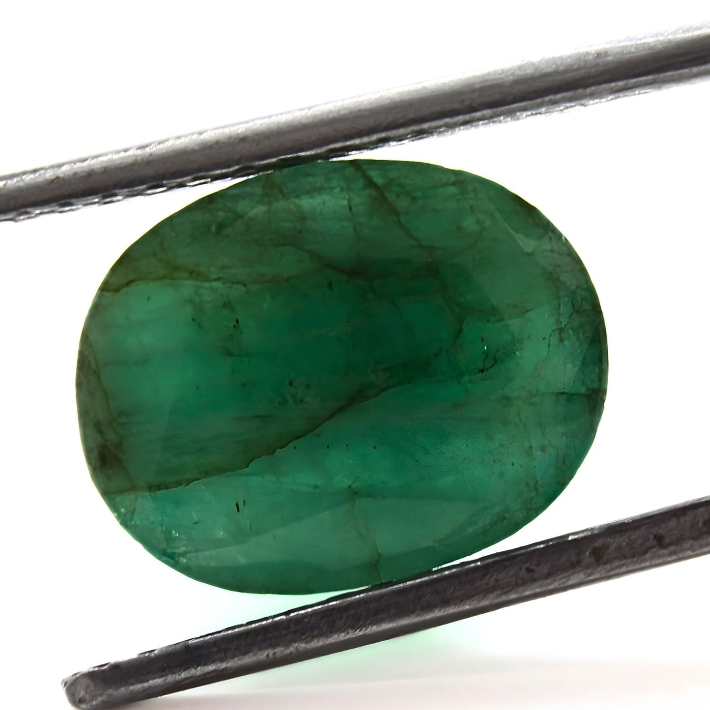 4.7Ct Natural Green Emerald (Panna) Oval Cut Gemstone