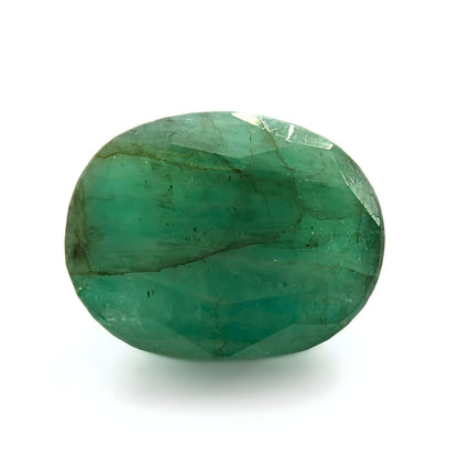 4.7Ct Natural Green Emerald (Panna) Oval Cut Gemstone