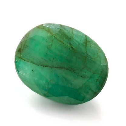 4.7Ct Natural Green Emerald (Panna) Oval Cut Gemstone