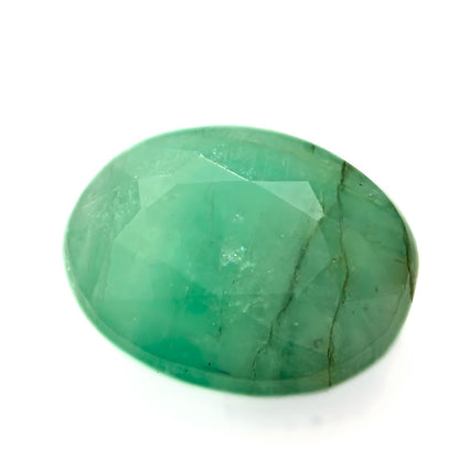 3.7Ct Natural Green Emerald (Panna) Oval Cut Gemstone
