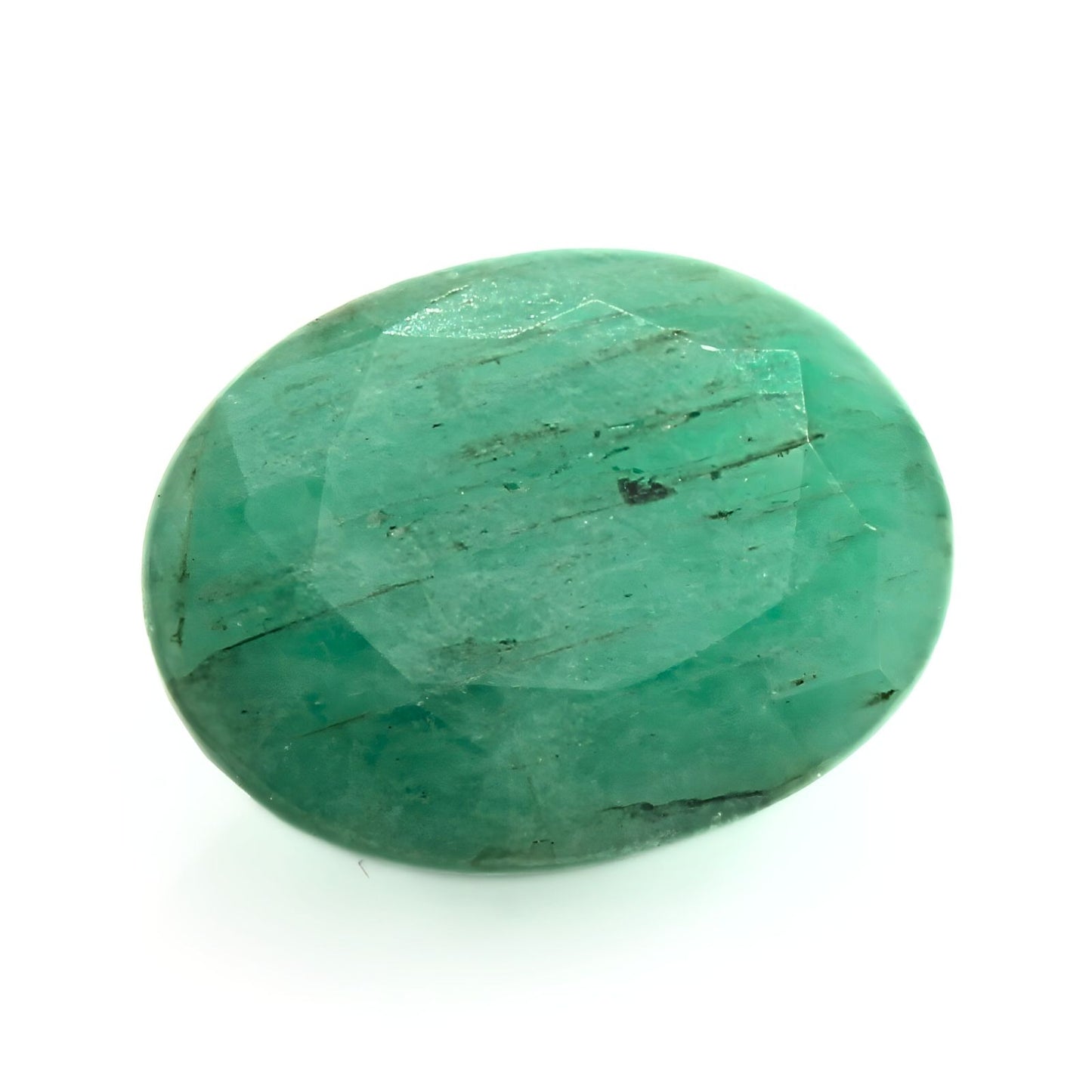 4.2Ct Natural Green Emerald (Panna) Oval Cut Gemstone