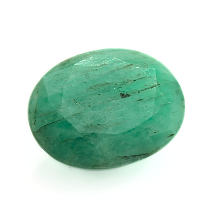4.2Ct Natural Green Emerald (Panna) Oval Cut Gemstone