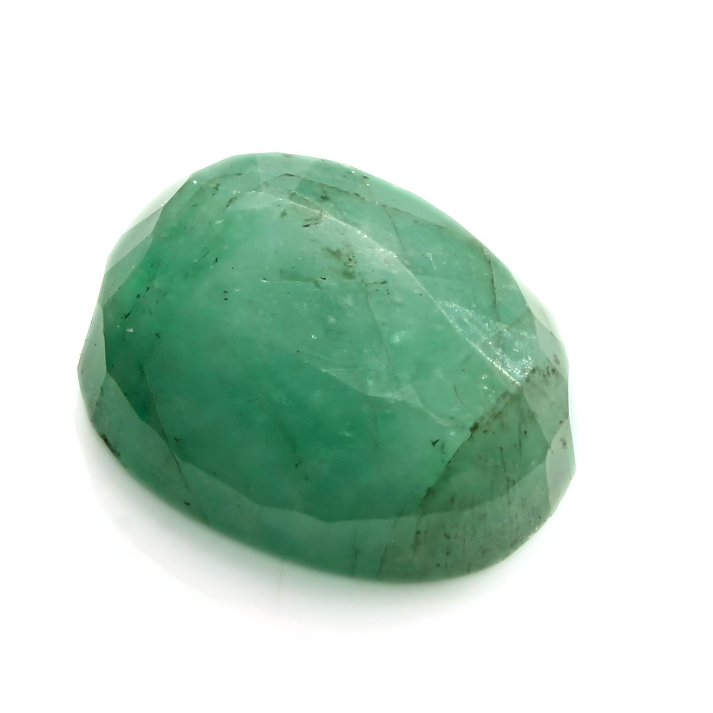 3.2Ct Natural Green Emerald (Panna) Oval Cut Gemstone