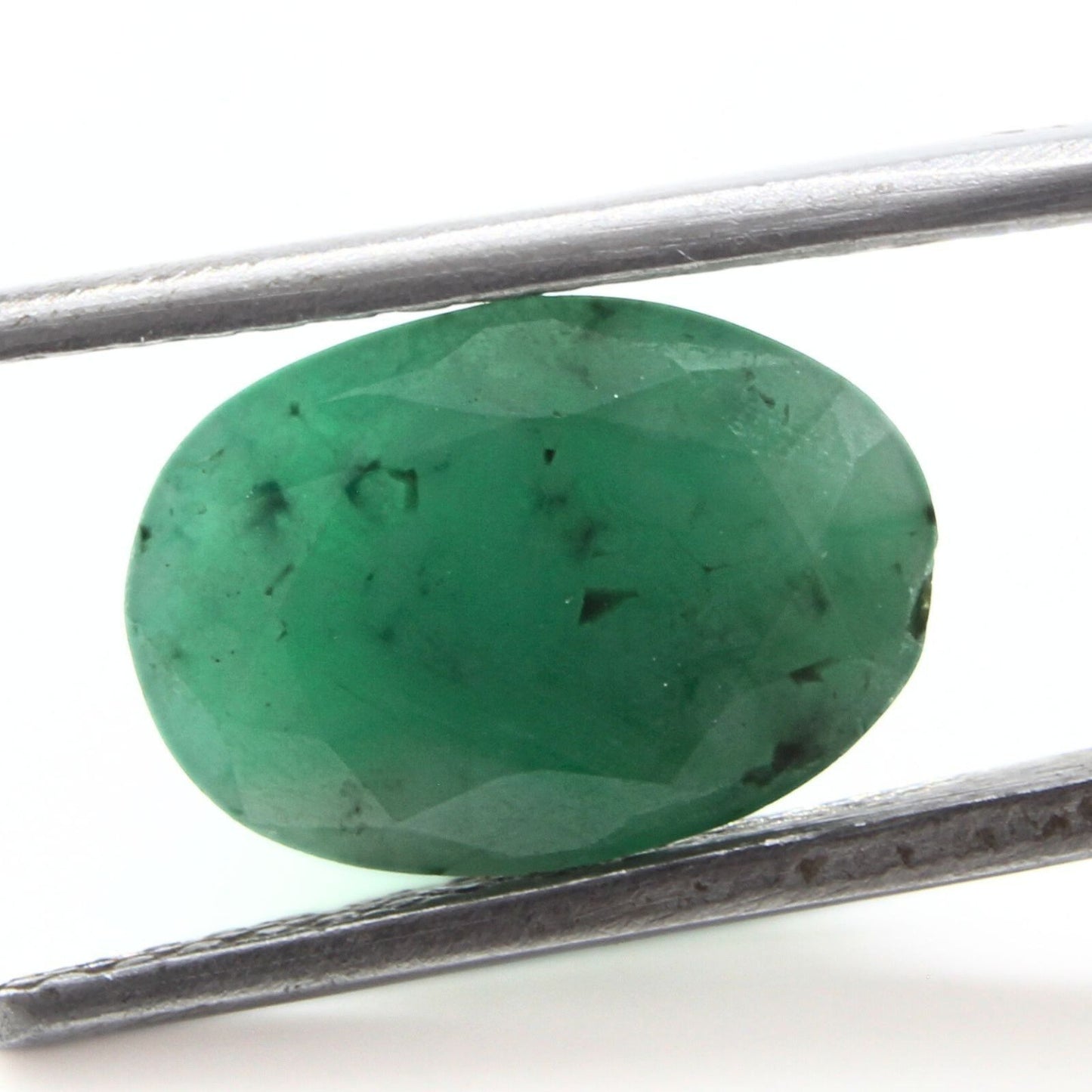 3.9Ct Natural Green Emerald (Panna) Oval Cut Gemstone