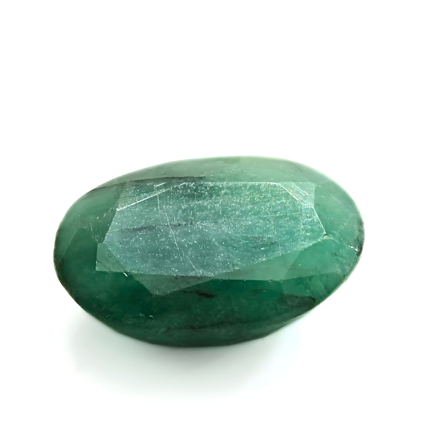 3.7Ct Natural Green Emerald (Panna) Oval Cut Gemstone