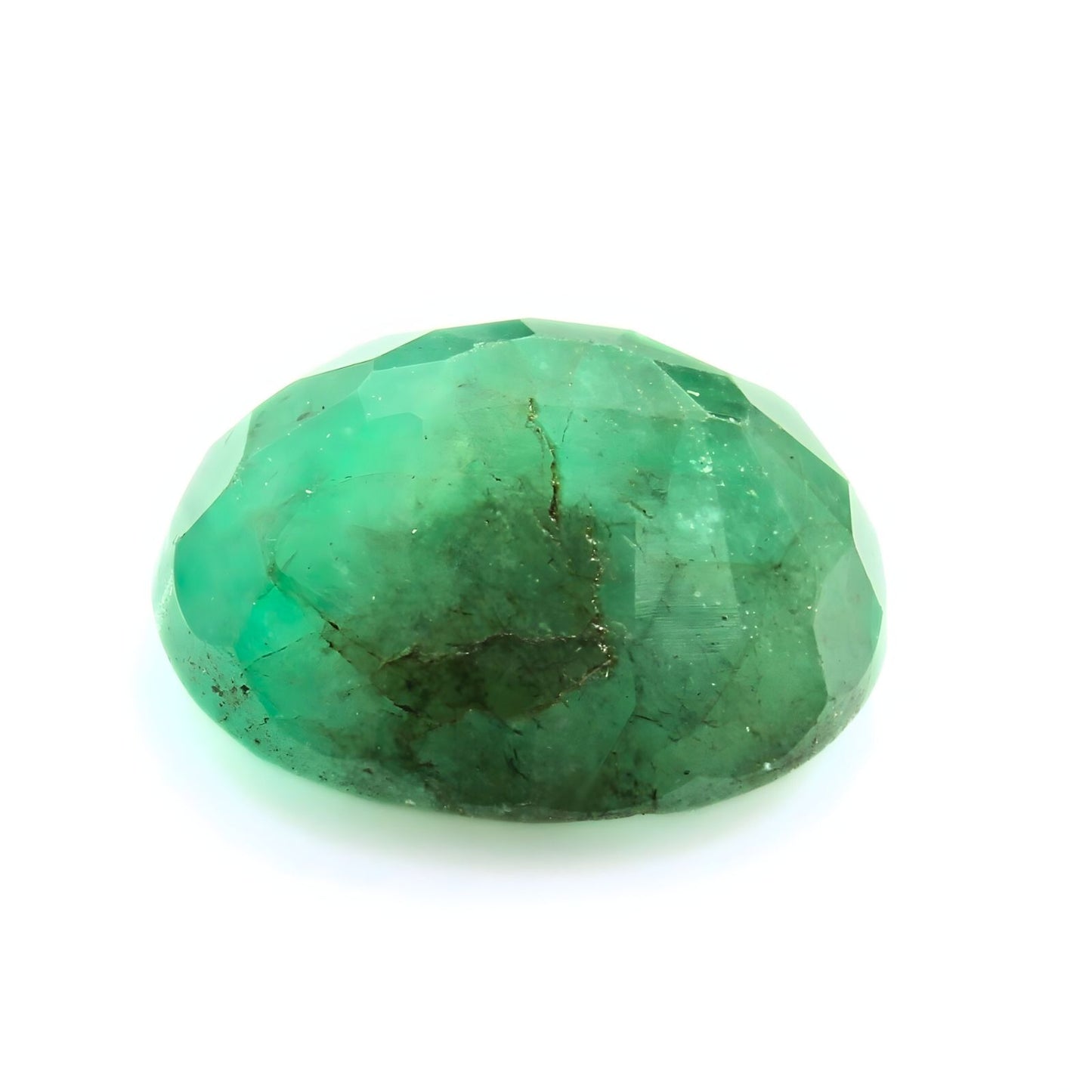 4.5Ct Natural Green Emerald (Panna) Oval Cut Gemstone