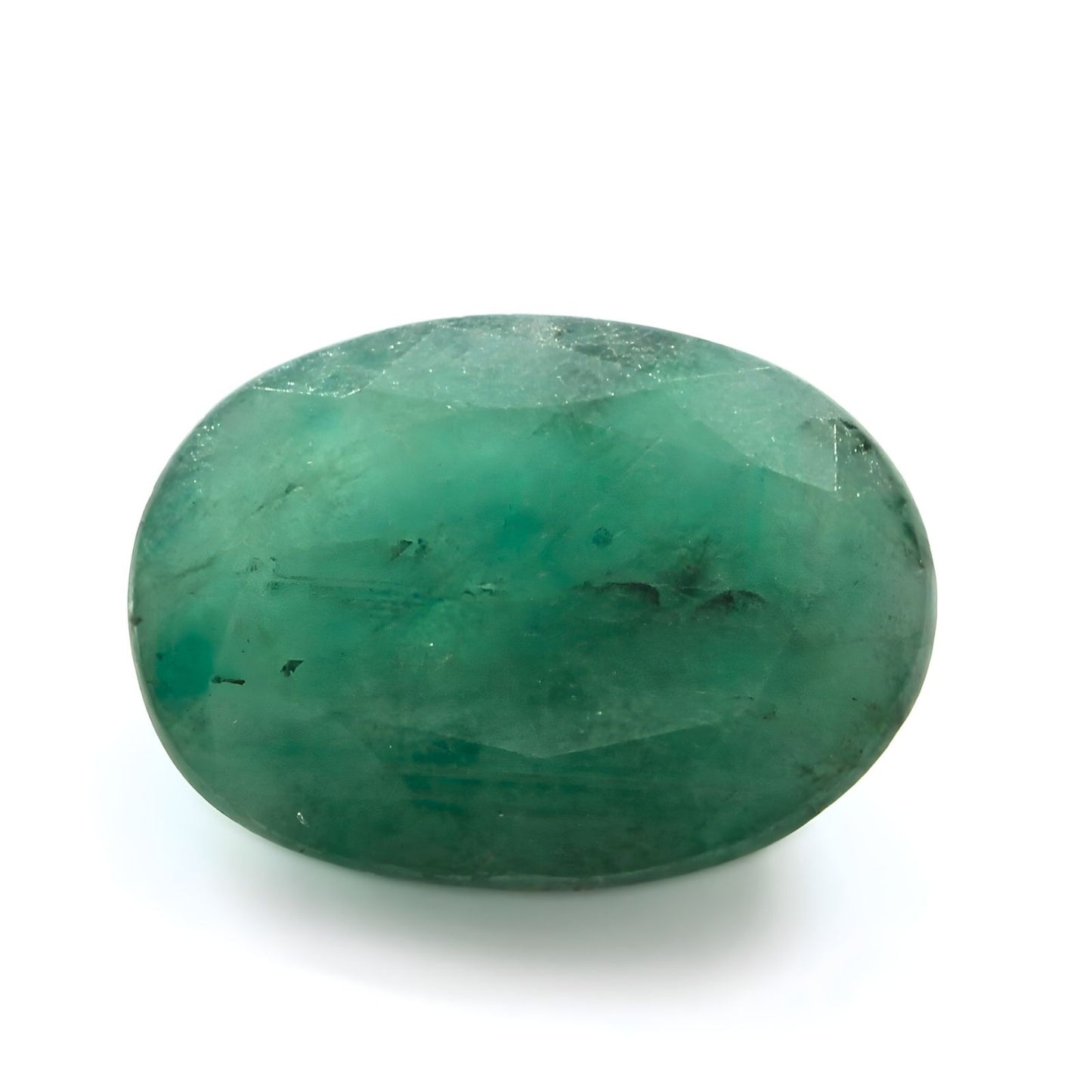 3.1Ct Natural Green Emerald (Panna) Oval Cut Gemstone