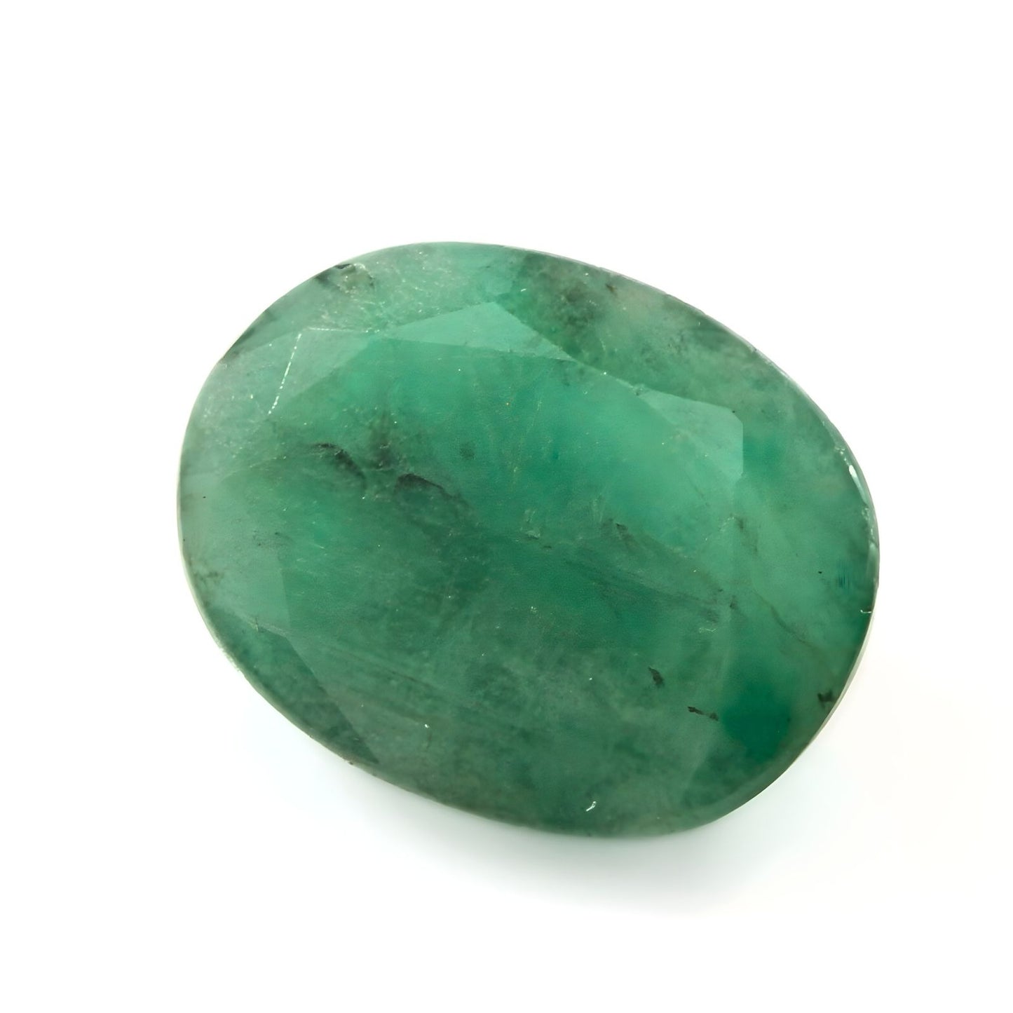 3.1Ct Natural Green Emerald (Panna) Oval Cut Gemstone