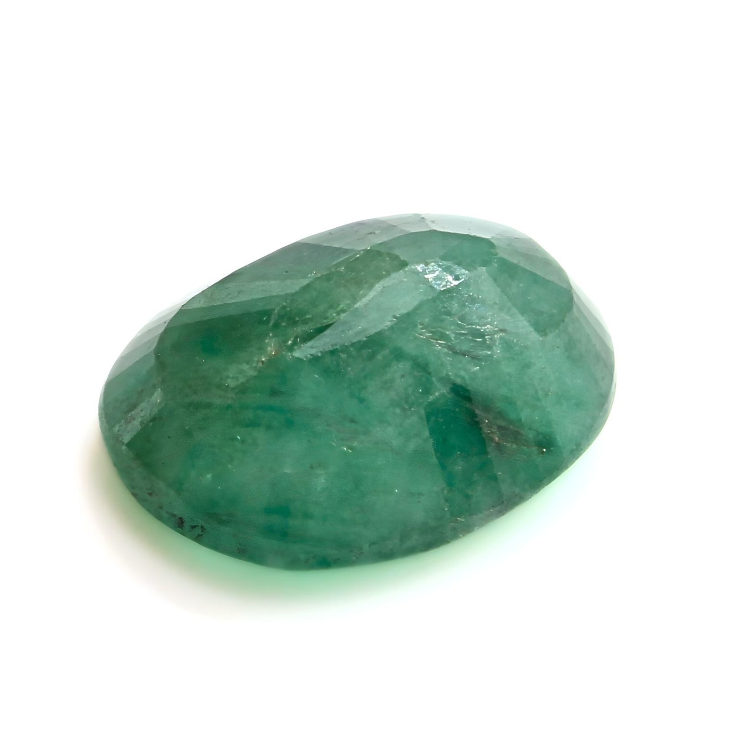 3.1Ct Natural Green Emerald (Panna) Oval Cut Gemstone