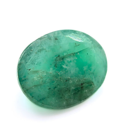 3.3Ct Natural Green Emerald (Panna) Oval Cut Gemstone