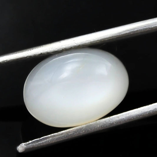 3.6Ct Natural Moonstone Oval Rashi Gemstone for Moon