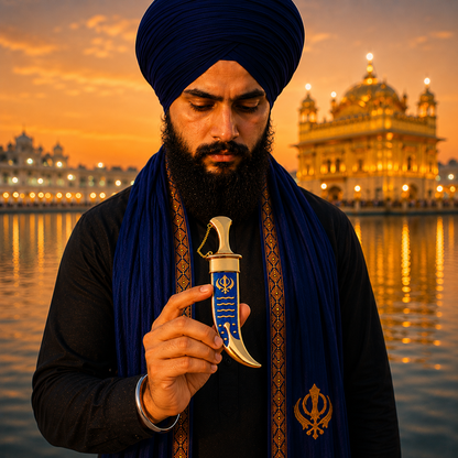 Religious GIFT Quality Steel sikh kirpan Siri Sahib Taksali Singh