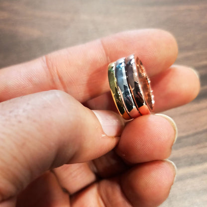 3 Dhattu Gold Silver Copper Ring for Red book remedy