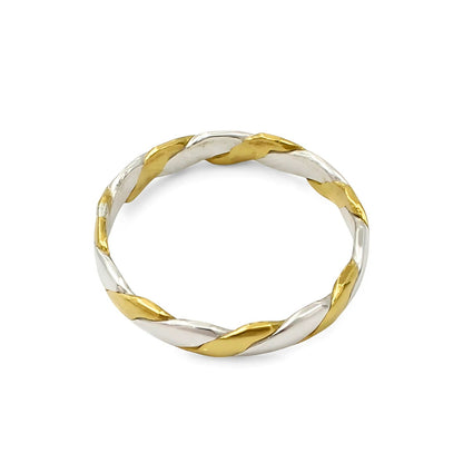 2 Metal Do Dhattu Gold Silver finger Ring for Red book remedy astrology