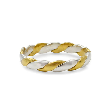 2 Metal Do Dhattu Gold Silver finger Ring for Red book remedy astrology