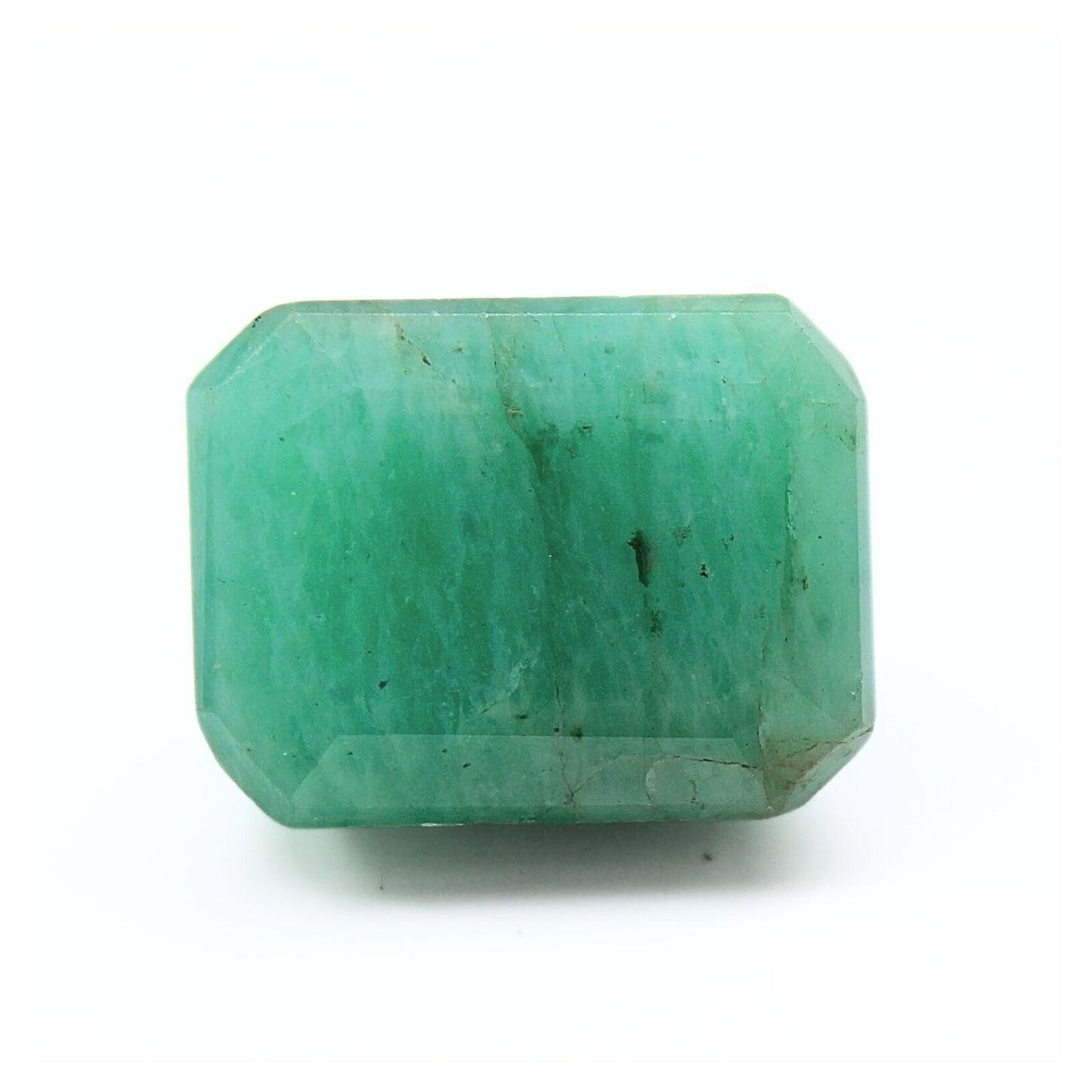 3.7Ct Natural Green Emerald (Panna) Rectangle Cut Gemstone
