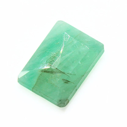 2.9Ct Natural Green Emerald (Panna) Rectangle Cut Gemstone