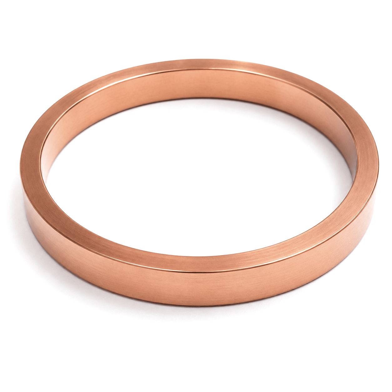 Heavy Flat Copper Jointless casting Bangle bejod tamba ka kada for astrology