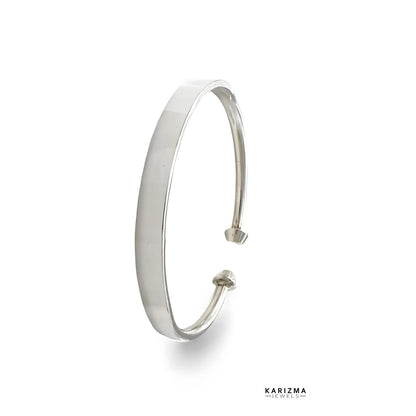 Pure Silver Men's Bangle Bracelet