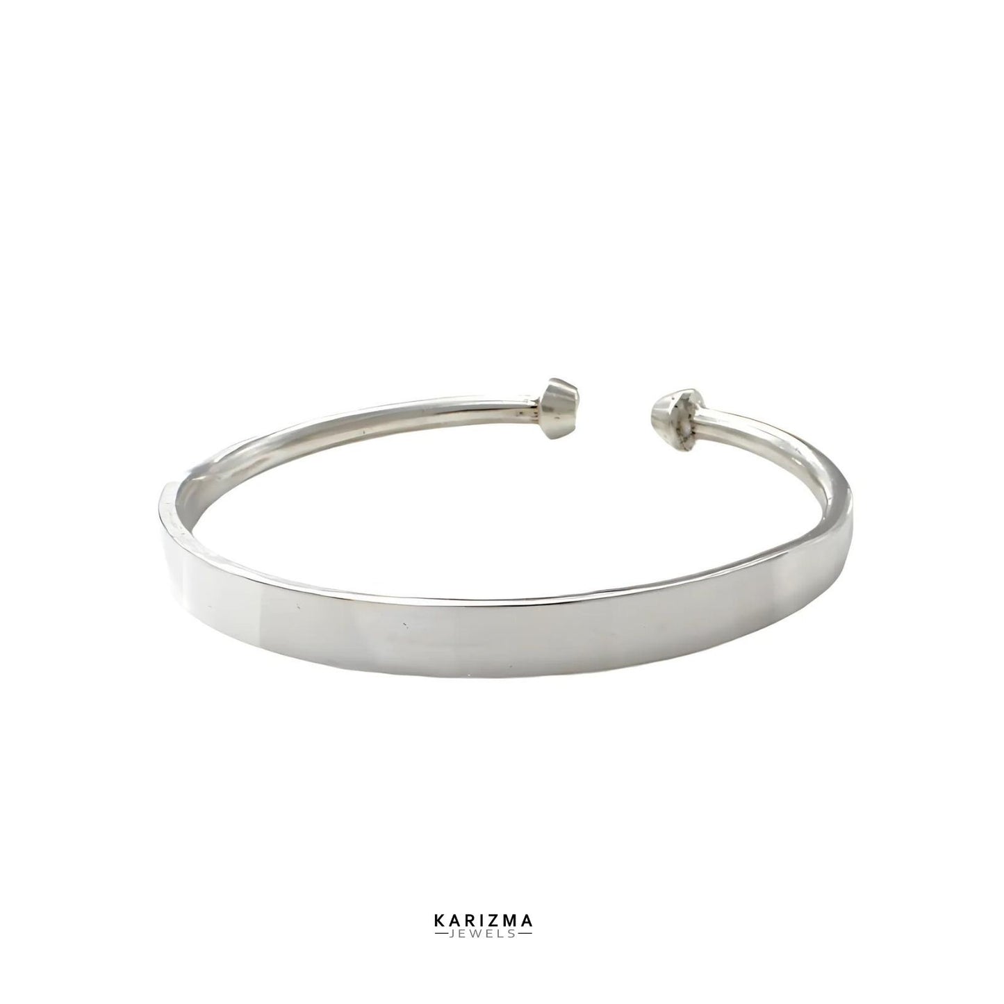 Pure Silver Men's Bangle Bracelet