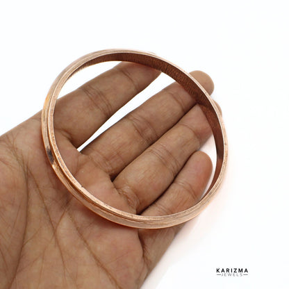 Jointless copper bangle V Shape bejod tamba ka kada for Astrology