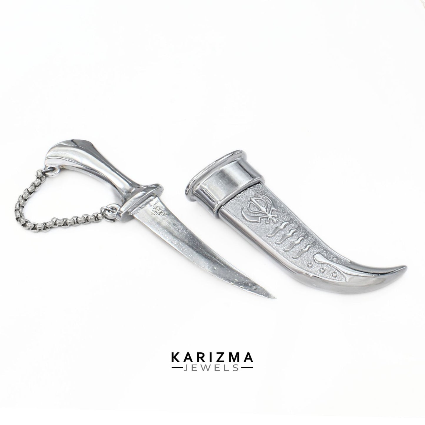 Elegant stylish Steel sikh kirpan Siri Sahib taksali Singh Religious GIFT Steel