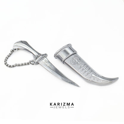 Elegant stylish Steel sikh kirpan Siri Sahib taksali Singh Religious GIFT Steel