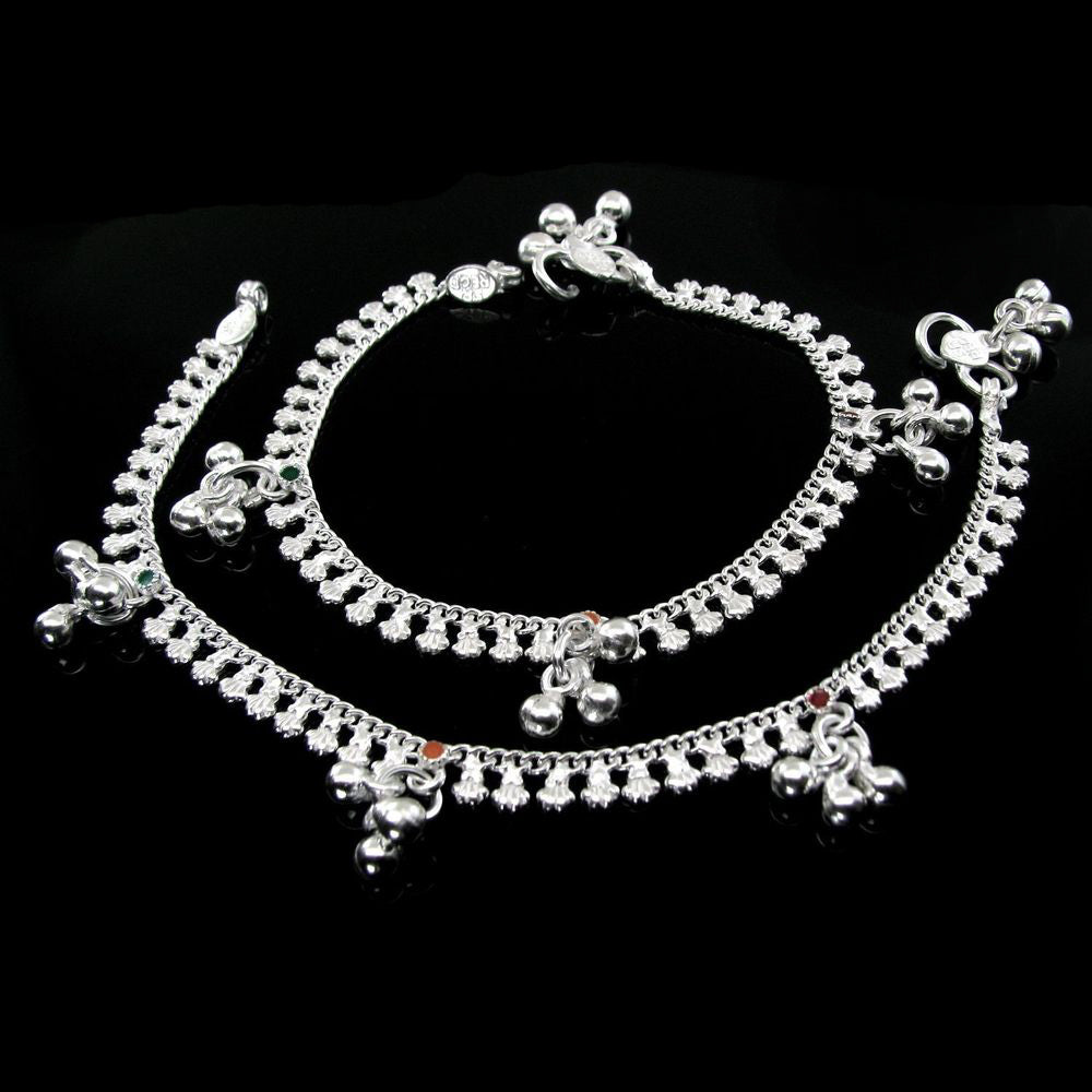 Sterling Silver Anklets Ankle chain 7.5&quot;