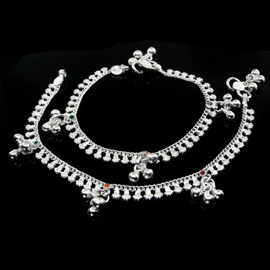 Sterling Silver Anklets Ankle chain 7.5"