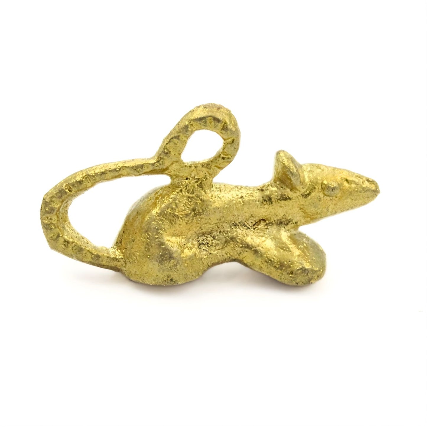 Brass Mouse mini statue for Lal Kitab and red book remedies