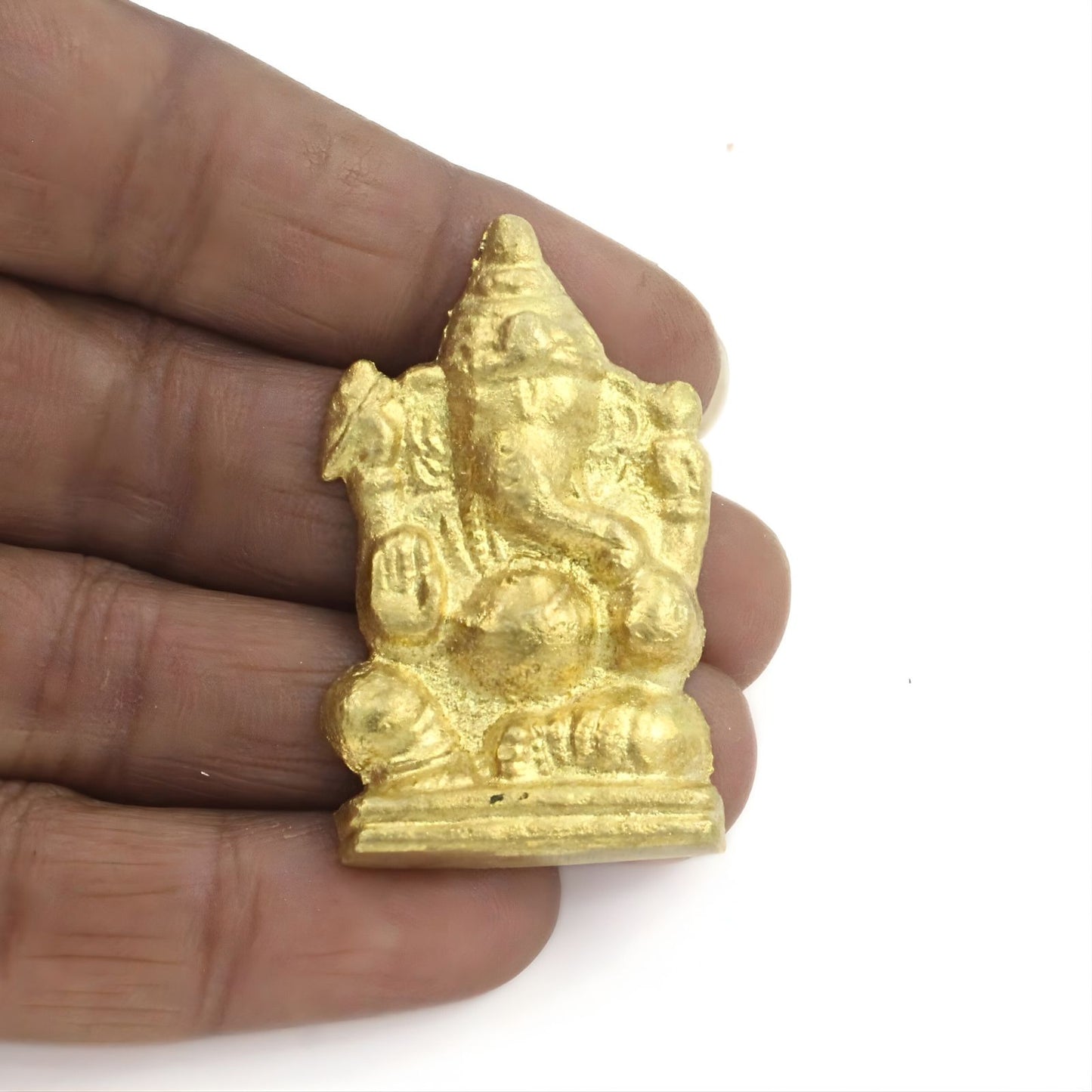 Brass Ganesha statue Idol for Gift Lal Kitab and red book remedies