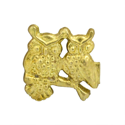 Brass Vastu Owl Statue for Lal Kitab and red book remedies