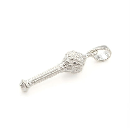 Divine Real Sterling Silver Lord Hanuman Gada/Gadha pendant