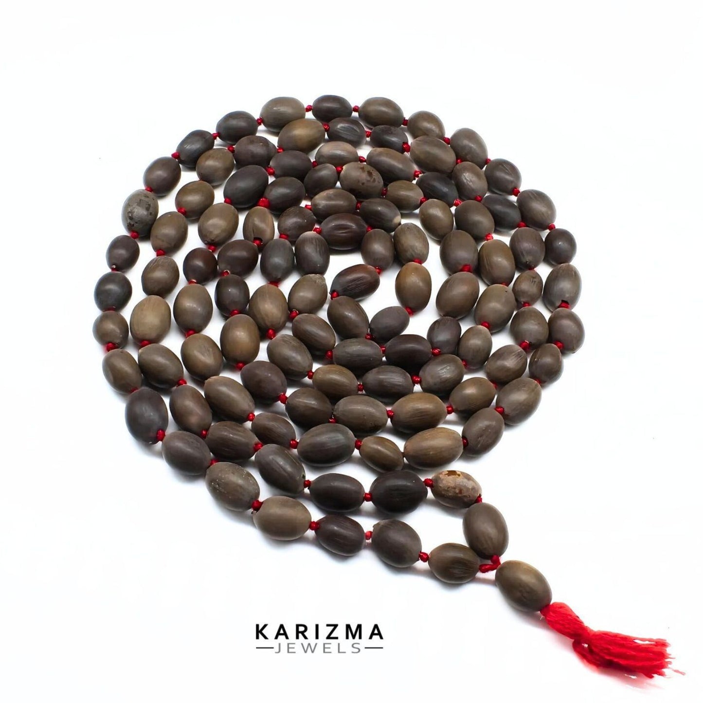 Traditional Lotus Seed Mala 108+1 – Kamal Gatta Prayer Beads for Lakshmi
