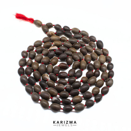 Traditional Lotus Seed Mala 108+1 – Kamal Gatta Prayer Beads for Lakshmi