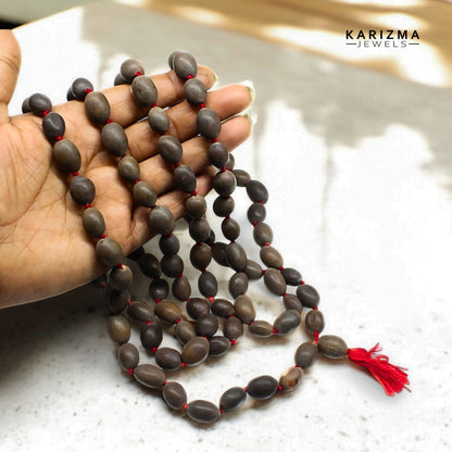 Traditional Lotus Seed Mala 108+1 – Kamal Gatta Prayer Beads for Lakshmi
