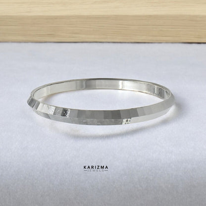 Real Silver Men's Bangle