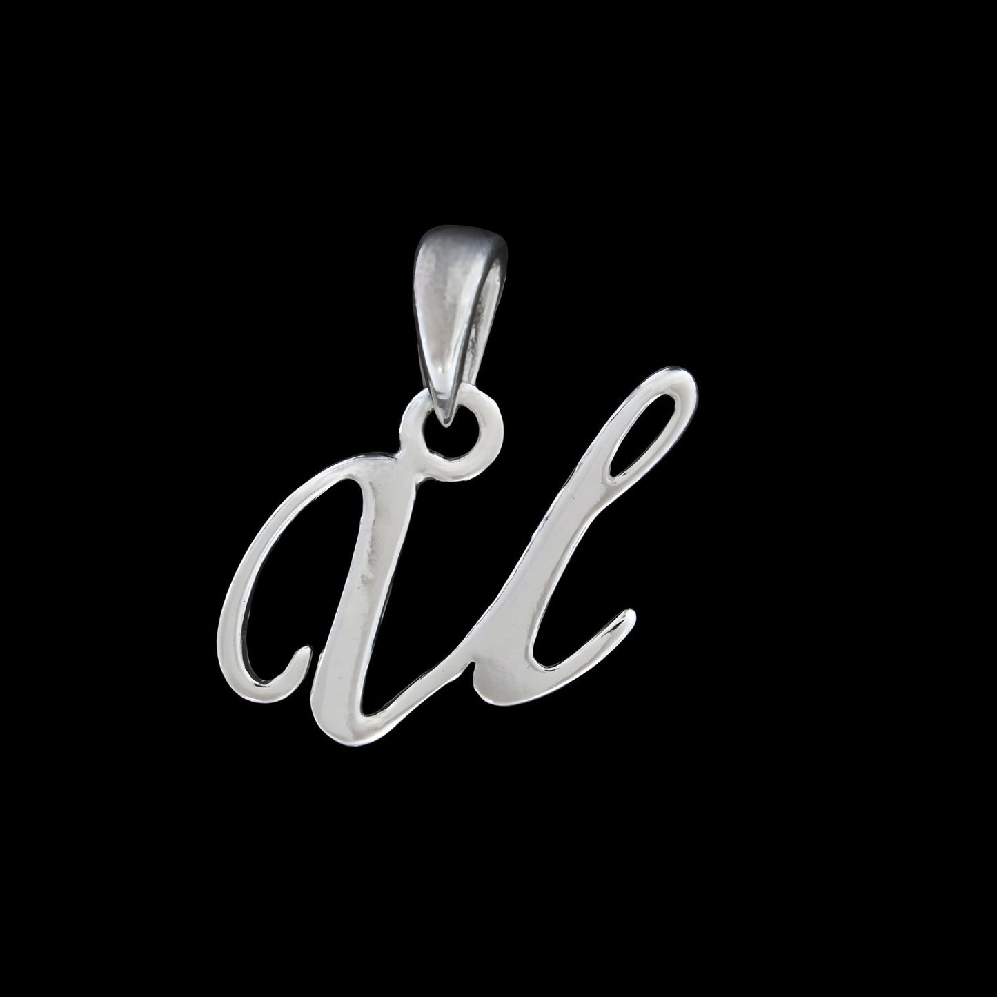 925 Real Sterling Silver Alphabet Letter Pendant - Select your Alphabet